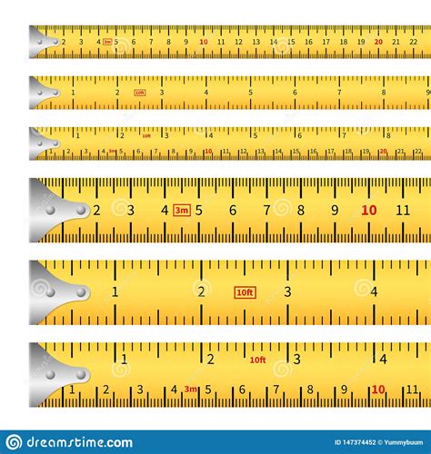 Measuring Tapes Measure Inches Tape Measurement Ruler