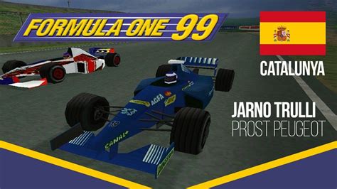 F1 99 Ps1 Gameplay Catalunya Jarno Trulli Expert Youtube