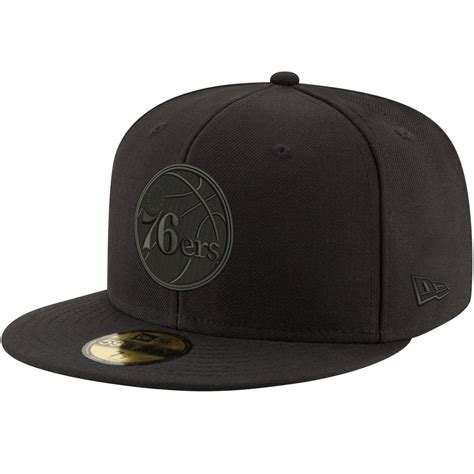 1776, being at the time, the nation's capitol. New Era 59Fifty Cap - NBA BLACK Philadelphia 76ers ...