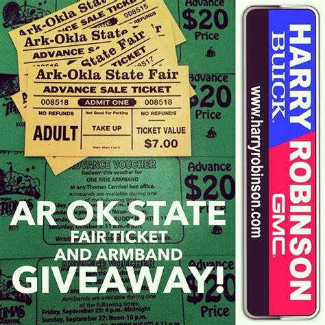 Arkansas Oklahoma State Fair Ticket And Armband Giveaway
