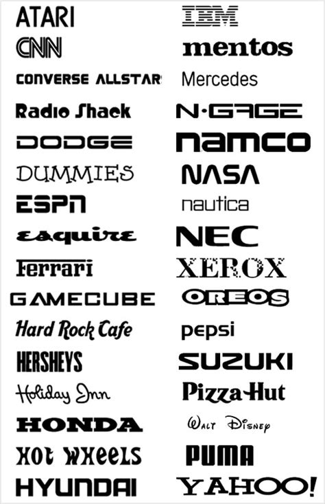 Logo Fonts Logo Brands For Free Hd 3d