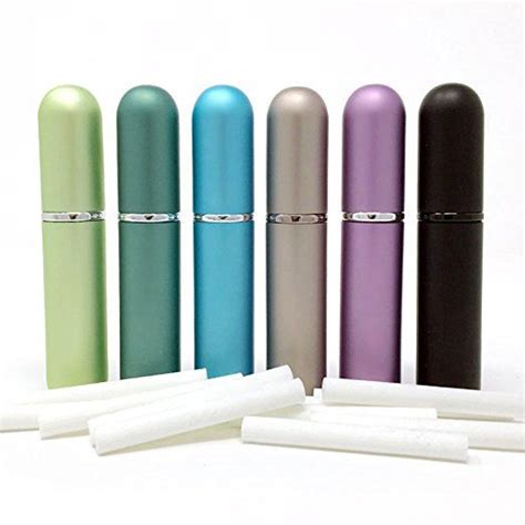 Asthma inhaler colors chart www bedowntowndaytona com. Aromatherapy inhalers for your essential oils. Set of 6 ...