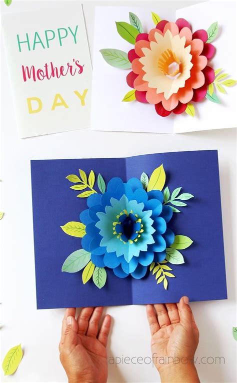 35 best printable mother's day card designs with heartfelt messages. DIY Happy Mother's Day Card with Pop Up Flower | Diy happy ...