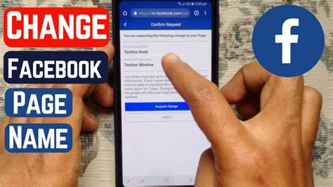 How To Change Facebook Page Name Web Build