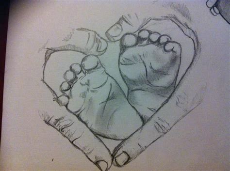 Baby Feet By Brittanyhumble On Deviantart Drawings Feet Drawing