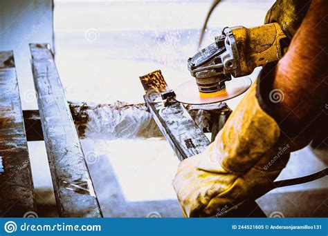 Construction Tool Cutting Metal Stock Image Image Of Spring Road