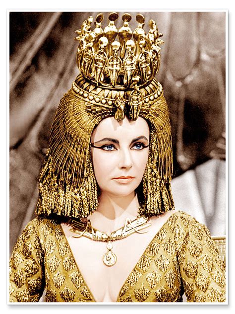 wandbild „elizabeth taylor als cleopatra“ von everett collection posterlounge de