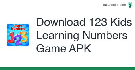 123 Kids Learning Apk Numbers Game Download Android Game
