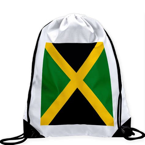 large drawstring bag flag of jamaica jamaican ebay