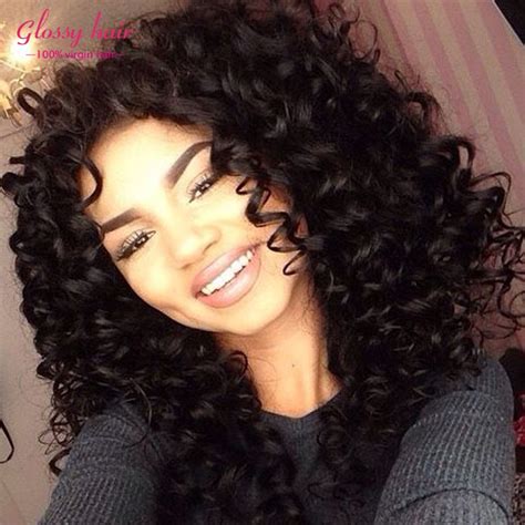 Brazilian Afro Kinky Curly Virgin Hair Short Curly Weave Styles Black