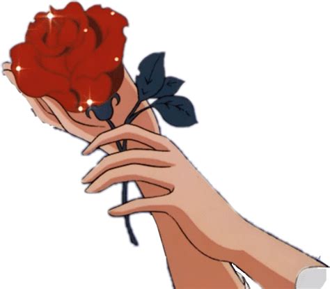 Aesthetic Tumblr Grunge Animeaesthetic Anime Rose Redro