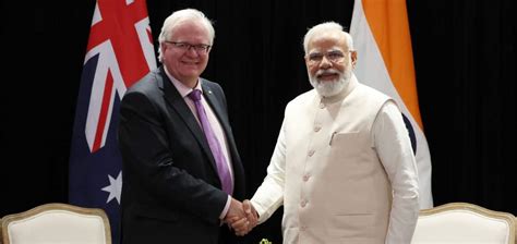 Prime Minister Narendra Modis Meeting With Prominent Australian