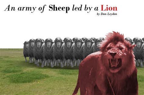 Footynews An Army Of Sheep Led By A Lion