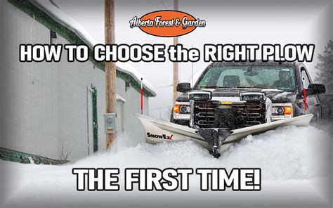 How To Choose The Right Truck And Snowplow