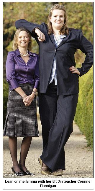 Meet Britains Tallest Schoolgirl Who At 6ft 5ins Towers Over Her