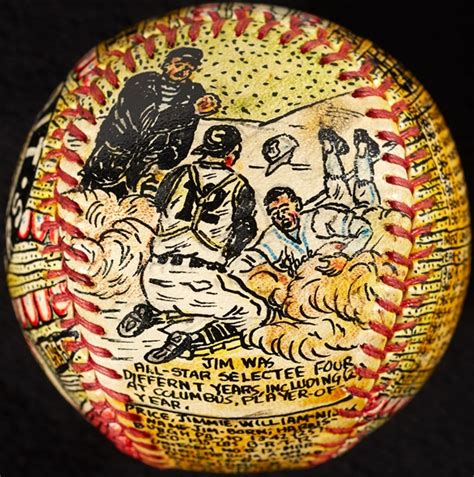 Lot Detail 1968 George Sosnak Folk Art Baseball