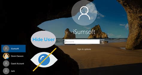 How To Hide User Account On Windows 10 Sign In Screen