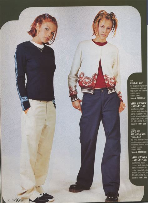 Late 90s Teenage Fashion Depolyrics