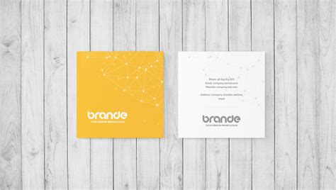 Square Business Card Template 23 Free And Premium Download