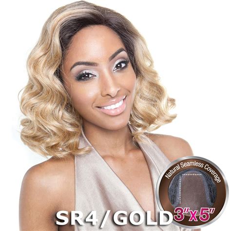 Brown Sugar Human Hair Blend Seamless Lace Wig Bs501 Valencia