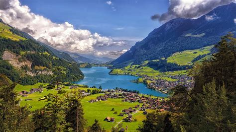 Swiss Lake 5 By Roman Wieckowski Swiss Country Natural