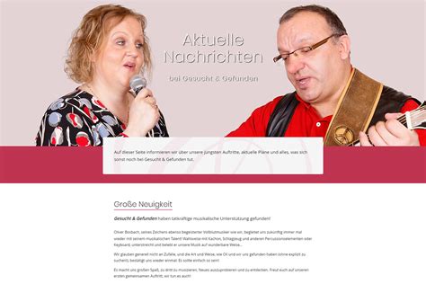 Musikduo Gesucht Und Gefunden Webdesign Merzig