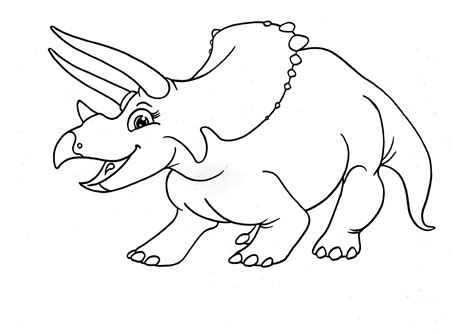 Triceratops Coloring Pages Dinosaur 101 Coloring