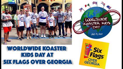 Worldwide Koaster Kids Day At Six Flags Over Georgia Youtube