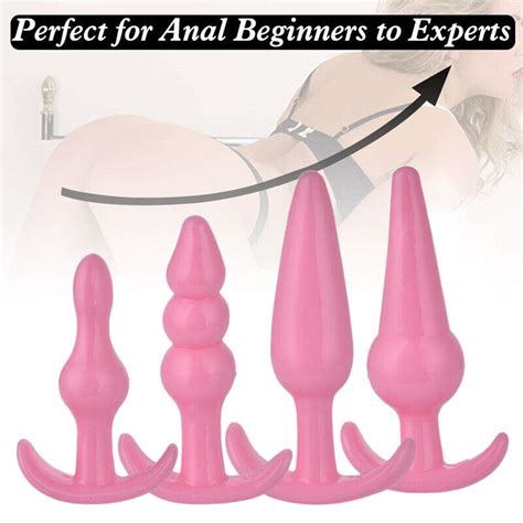 4pcs Adult Butt Plug Anal Sex Toys Women Men Couples Anal Training Sex
