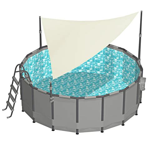 Summer Waves Canopy For Pools For 14 18 Ft Above Ground Frame Pool Pool Accessory For Adults