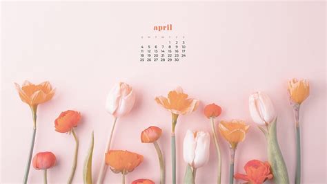 april  calendar wallpapers   cute design options