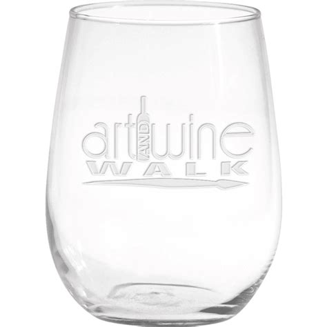 17 Oz Vina Stemless White Wine Deep Etched Corporate Specialties