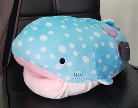 Brand New Jinbesan Large Open Mouth Polka Dotted Blue Whale Shark