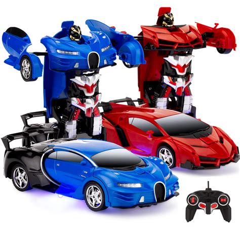 Best Choice Products Set Of 2 118 Scale Rc Remote Control Transforming
