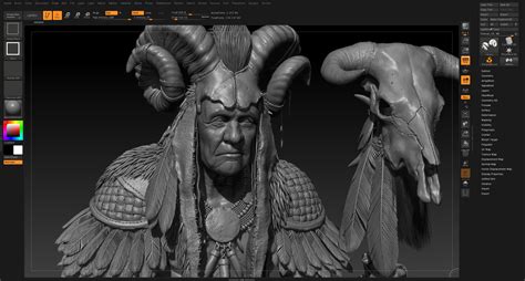 Shaman - HighPoly - ZBrushCentral
