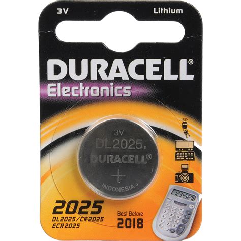 Duracell Cr2025 3v Lithium Battery 160mah Dl2025b Bandh Photo