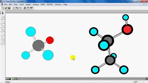 Tutorial Menggambar Struktur Kimia 3d Youtube