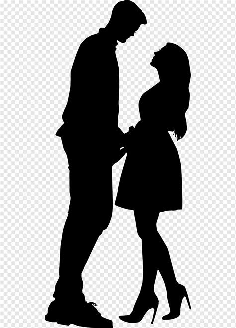 Couple Holding Hands Silhouette