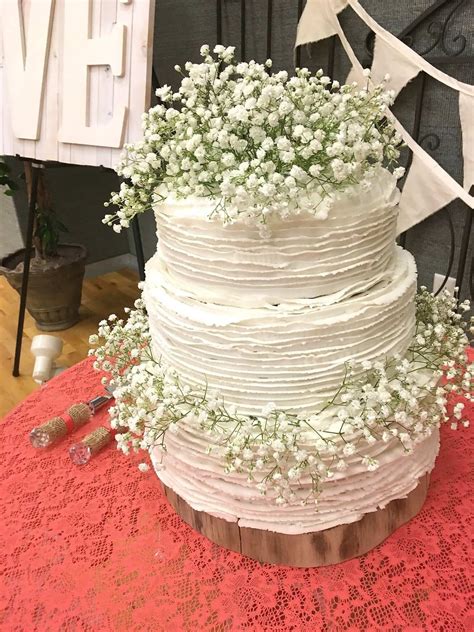 Buttercream Ruffled Wedding Cake Lou Lou Girls
