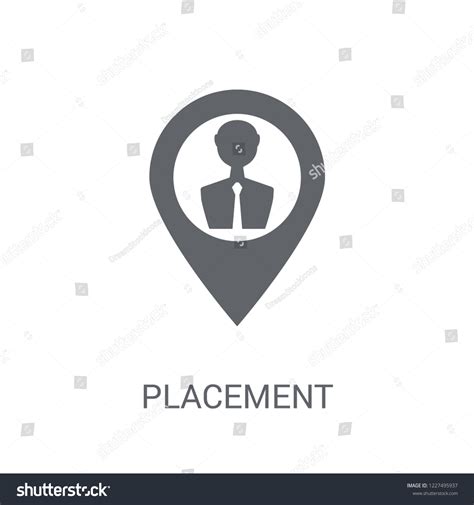 Placement Icon Trendy Placement Logo Concept Stock Vector Royalty Free