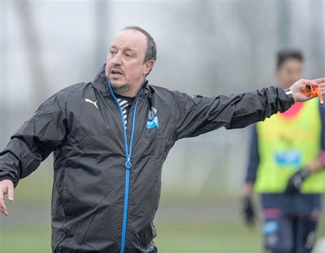 Rafa Benitez Rafa Benitez Takes His First Newcastle Training Session
