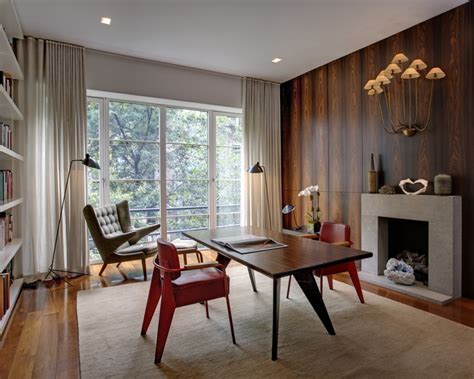 20 Mid Century Modern Home Office Designs Decorating Ideas Design