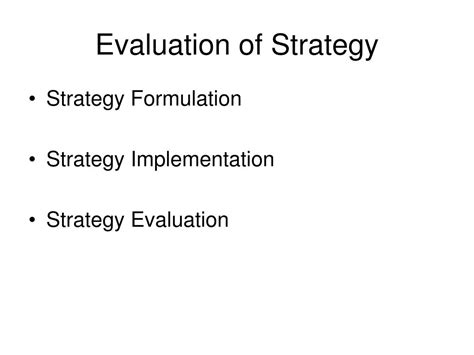 Ppt Strategy Evaluation And Control Powerpoint Presentation Free