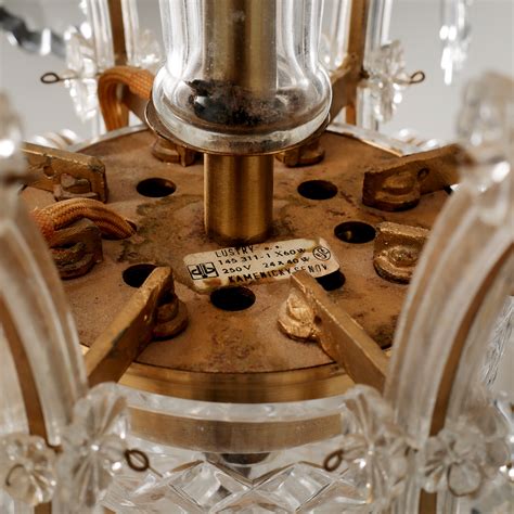 24 tafeln + 20 preislisten. A chandelier from Kamenicky Senov in Czech Republic 20th ...