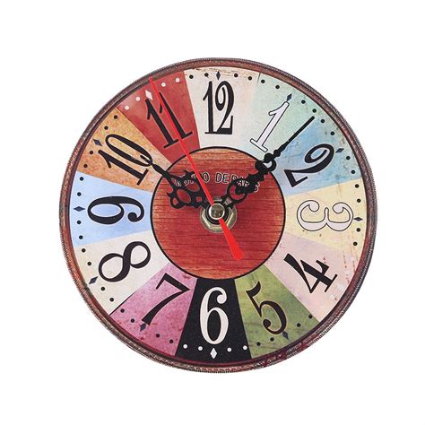 If Vintage Style Antique Wood Wall Clock For Home Kitchen Office