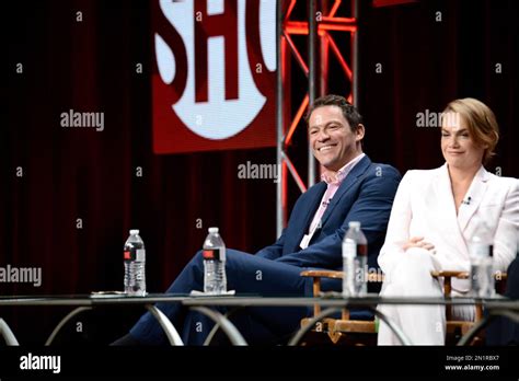 Dominic West And Ruth Wilson Seen At Showtimes 2015 Summer Tca Held At