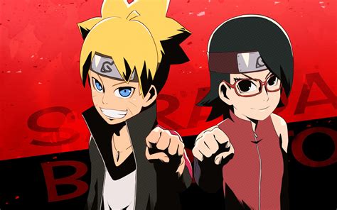 Boruto And Sarada Wallpapers Wallpaper Cave