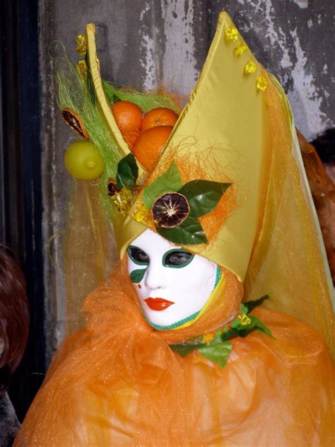 The Orange Lady Venice Carnival 2012 By Lesley Mcgibbon Carnaval De