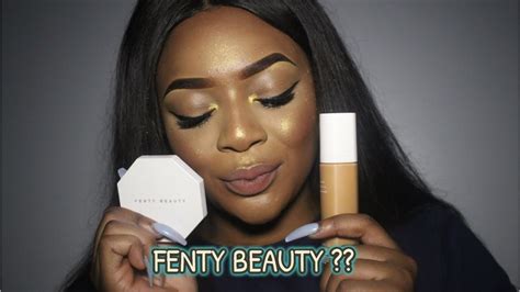 Fenty Beauty Foundation 370 And Trophy Wife Highlighter Review And First
