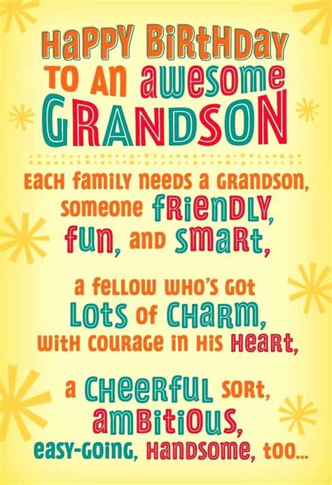 Birthday Cards For Grandson Awesome Eighth Wedding Anniversary T